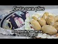 Como fazer Cesto para pães | Porta pão de tecido simples  | faça e venda #costuracriativa #portapão