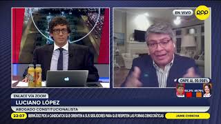 Luciano López sobre ‘reformas apresuradas’: “Es rotundamente inconstitucional”