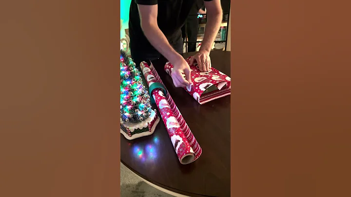 Relaxing gift wrapping ASMR