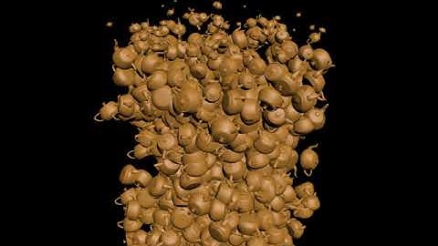 3ds Max 2020 - Particle Systems - Blizzard - TestRender01