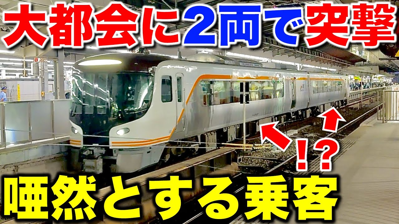 【衝撃の珍列車】閑散期に半分減って“2両編成になってしまう”衝撃的すぎる特急列車に乗車してみた！  JR西日本直通/HC85/キハ85