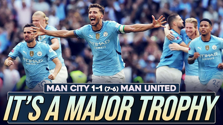 OFFICIALLY A MAJOR TROPHY! | MAN CITY 1-1 (7-6) MAN UNITED | MATCH REACTION