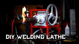 My homemade welding lathe