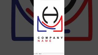 HM logo Design. #logos #logodesign #corel