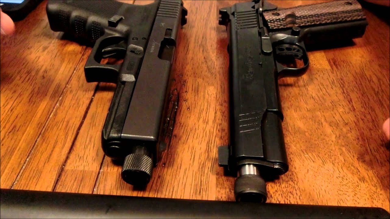 The quieter host? Glock 21 vs 1911 YouTube