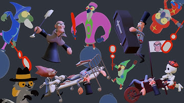 Game Animation/3D Art reel 2025