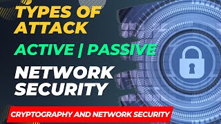 Types of attack | Active | Passive | Network Security | Cryptography and Network Security
