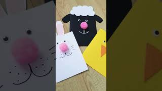 EASTER GREETING CARDS/DIY EASTER CARD/SHORTS/FYP/FOR YOU PAGE/CUTE EASTER CARDS/EASTER ART AND CRAFT
