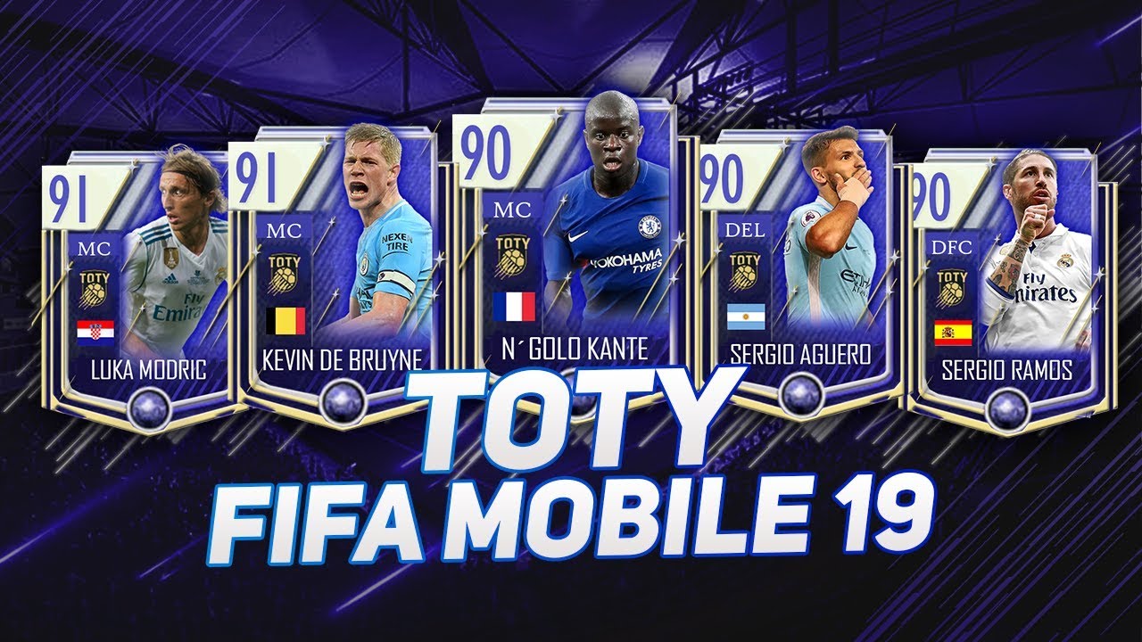 Еа спортс фк мобайл. ТОТИ ФИФА мобайл 19. TOTY FIFA mobile.