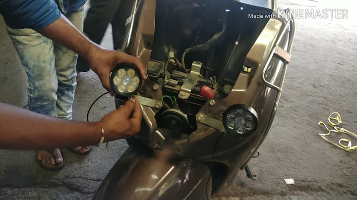 How to install LED lights || For all scooters and bikes