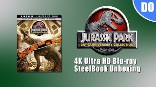 Jurassic Park Collection 4K Ultra HD Blu ray SteelBook Unboxing | Best Buy Exclusive