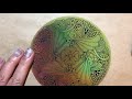 Tangling & coloring(Autumn color) tutorial ゼンタングル　Zentangle®︎