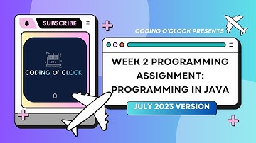 NPTEL Week 2 Programming Assignment : Programming in Java July 2023