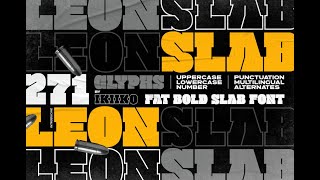 Leon Slab Font Download