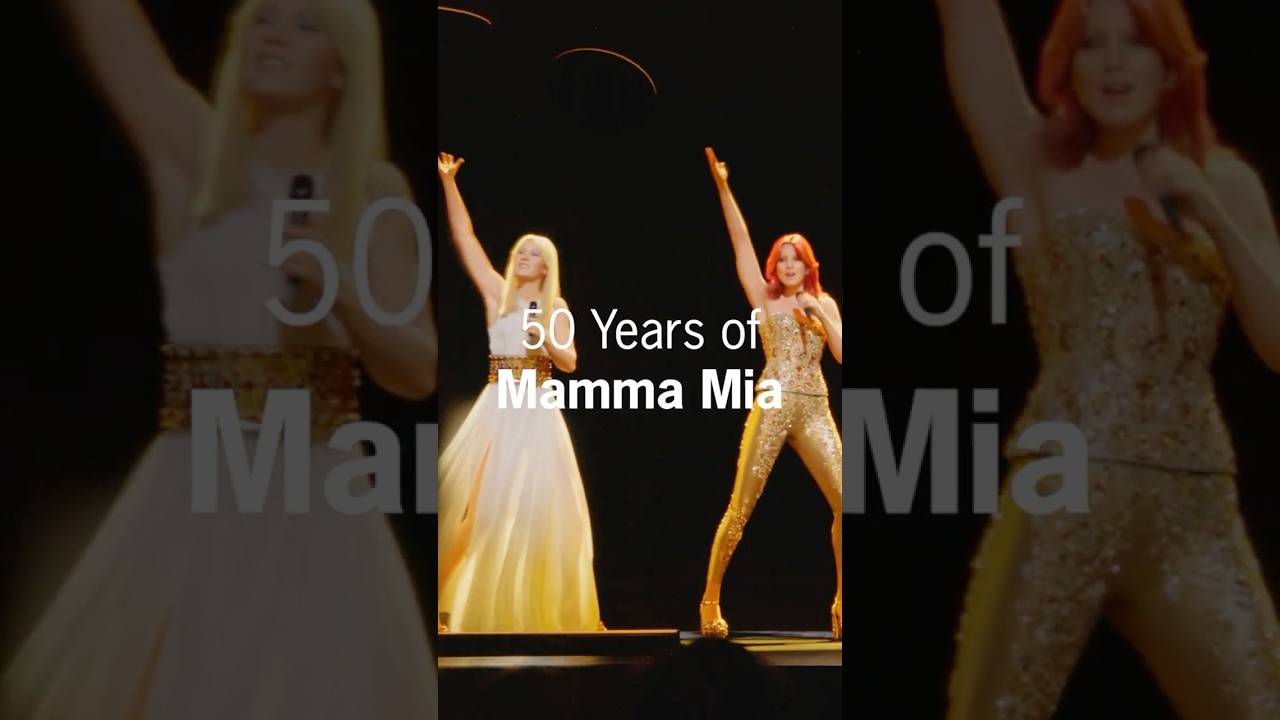 50 years on and we're still dancing like it's 1975. Happy Birthday Mamma Mia! 🎶