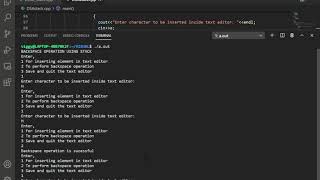 Implementation of backspace in text editor using stack. Net Worth