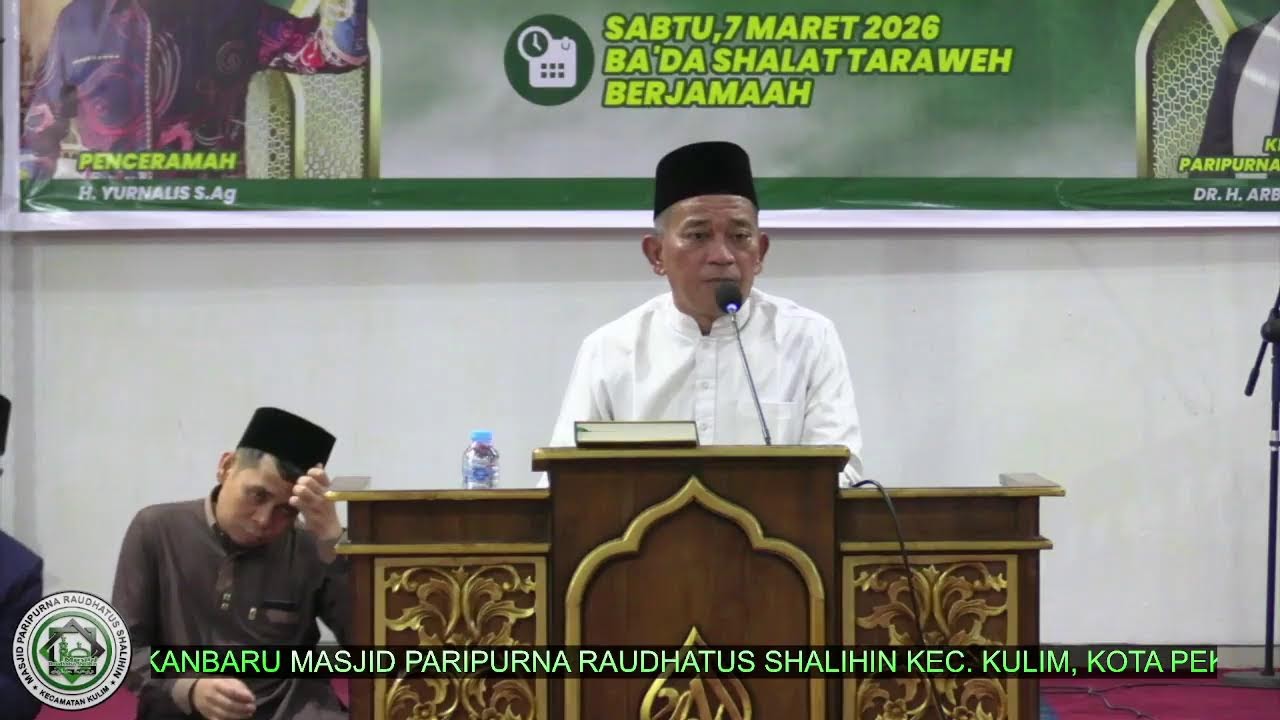 MASJID PARIPURNA RAUDHATUS SHALIHIN MALAM KE-18 RAMADHAN 1447 H