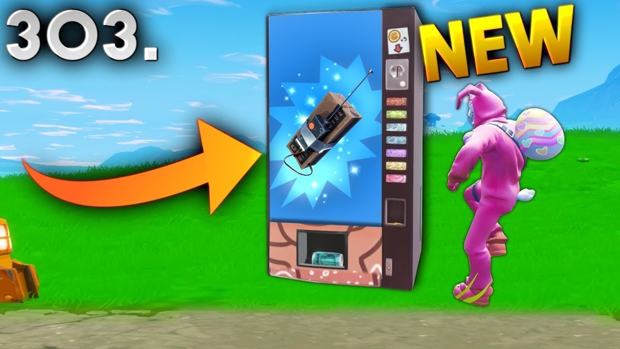 *BRAND NEW* FIRST EVER VENDING MACHINE FOUND IN FORTNITE!?! INSTANT GAME WIN