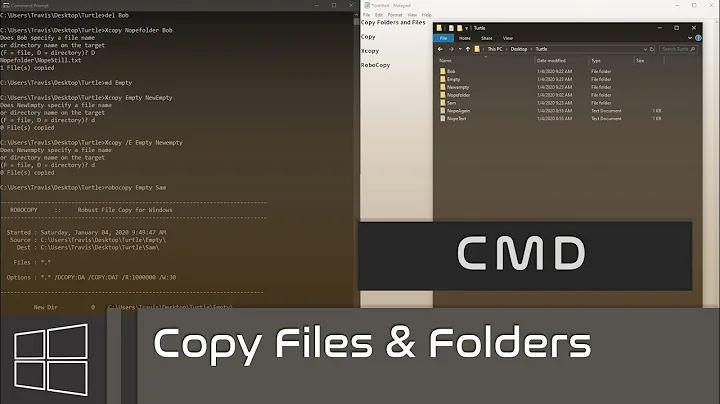 CMD - Copy Files & Folders