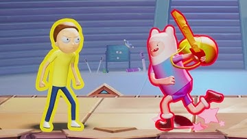 MultiVersus - Morty (Rick and Morty) and Finn Unique Interactions HD