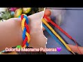 Colorful Macrame Pulseras💜