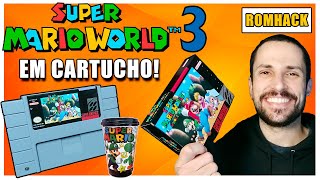Super Mario World 3 em cartucho?! Romhack INCRÍVEL pra jogar direto no console SNES (Retroart Games)