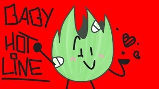 Baby Hotline Meme - Bfb Fries, Donut, Tree And Gry.
