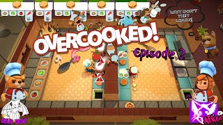 Overcooked (2016) | FT. AFKeii | Episode 2 | Cars, Burgers, Thieving mice and conveyor belts...