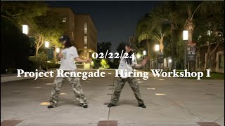 Okjoo + Tiffany | Project Renegade "Renegade Clubhouse" Hiring Workshop I