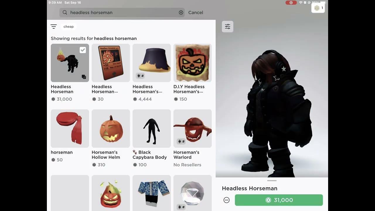 Lonnie on X: Roblox needs to release the Headless Horseman already. We got  mothers freaking out about it 😂😂😂😂😂😂  / X