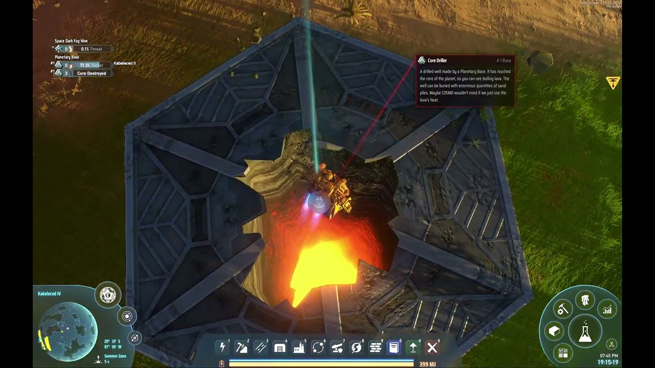 Dyson Sphere Program - Destroying Dark Fog's Planetary Base (1440p)