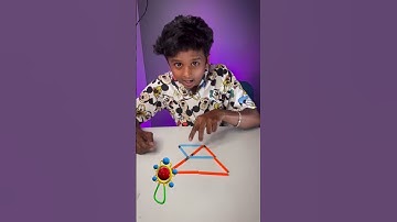 Move TWO Stick To Make 3 Triangles!🤔 #mamudhamu #shorts