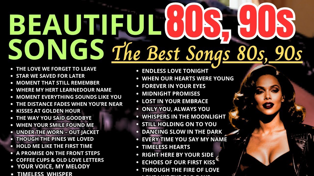 Classic 80s 90s Slow Rock Hits ❤️ Legendary Love Songs Full of Memories & Nostalgia