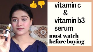 Vitamin c and vitamin b3 skin glow serum||goodbives||muskans beautyspot