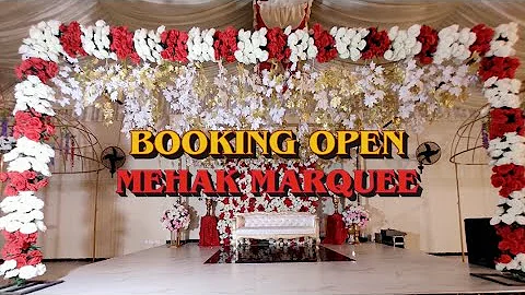 MEHAK MARQUEE | 2nd BRANCH | BOOKING OPEN | LAHORE