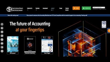The Accounting BlockChain ICO and Project Whitepaper Review