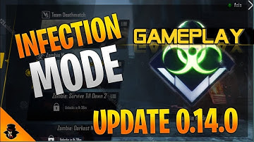 INFECTION MOD PUBG MOBILE GAMEPLAY|NEW UPDATE INFECTION MODE GAMEPLAY