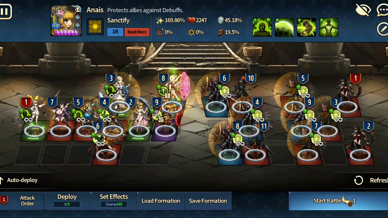 Brave Nine - coop raid (Patan Hard) fast clear under 1 minute (19 turn total)