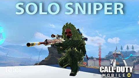 Quick Strike HDR Sniper Solo gameplay | COD mobile solo Sniper