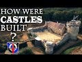 How were castles built / constructed in the medieval period?