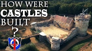 How were castles built / constructed in the medieval period?