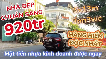 Bán nhà Hóc Môn mặt tiền nhựa 5x13m 3pn3wc gần đường Trần Văn Mười Hóc Môn sổ hồng riêng giá rẻ 2025