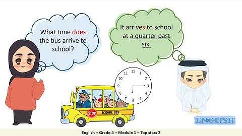 Grade 4 – English  – Module 1 – Top stars part2