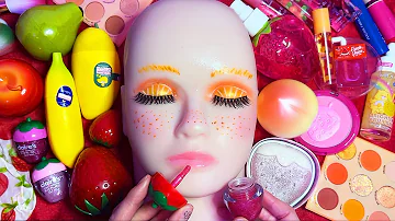 ASMR Fruity Makeup on Mannequin (Whispered)