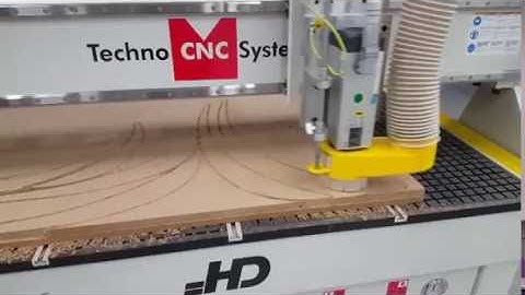 Techno HD Series 4x8 CNC Router Cutting  MDF
