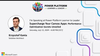 Krzysztof Kania - Supercharge Your Canvas Apps: Performance Optimization Secrets Unveiled