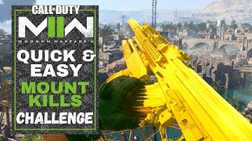 How to get Mounted Kills Challenge FAST and EASY in Modern Warfare 2..