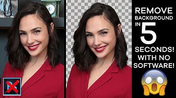 Remove Background in 5 Seconds with no software!🔥🤪