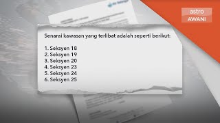 Insiden Paip Pecah | 6 kawasan di Shah Alam alami gangguan bekalan air Insiden Paip Pecah | 6 kawasan di Shah Alam alami gangguan bekalan air