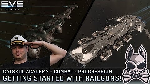 Starting Out With RAILGUNS!! Ship, Skills, & Progression Guide!! || EVE Echoes Catskull Academy